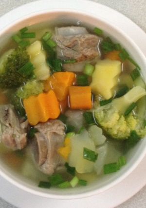 Hình của món Canh súp rau .