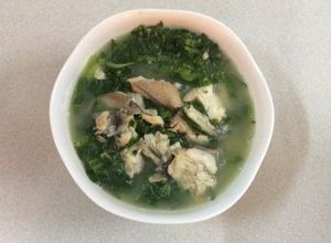 Hình của món Canh cá rô cải xanh.