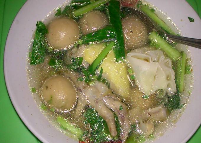 Bagaimana Membuat Baso aci a.k.a cilok kuah khas garut Anti Gagal