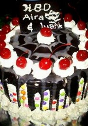 Foto resep Black forest special from mama with love