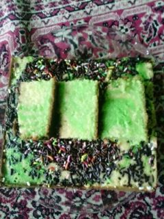 Foto resep Cake Marmer Pandan