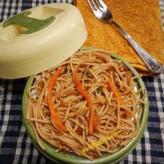 A picture of Veggie Soya chowmein.