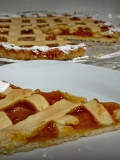 Una foto de Crostata de albaricoque