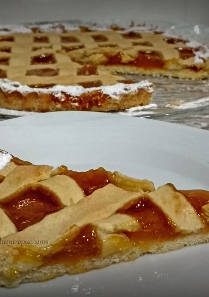 Una foto de Crostata de albaricoque