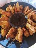 Langostinos empanados con Coco