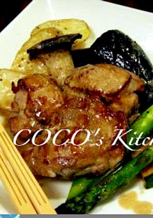 A picture of Pan Fried 'Slightly Asian' Rosemary Chicken.