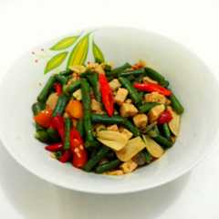 A picture of Oseng Kacang Panjang dan Tempe.