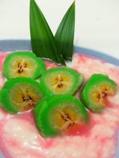 Foto resep Es Pisang Hijau