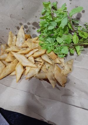 A picture of Mint Namak Para.