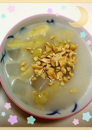 Hình của món Chè chuối Việt ở xứ sở anh đào.