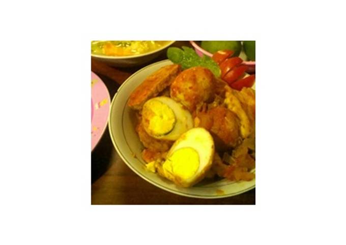 Tahu Telur Bumbu Bali