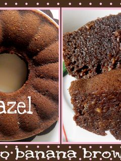 Foto resep Choco banana brownies (no mixer)
