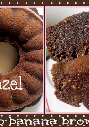 Foto resep Choco banana brownies (no mixer)