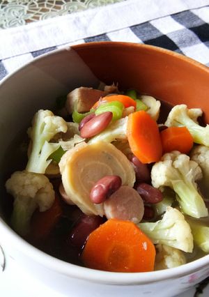 Foto resep Sup sayur kacang merah