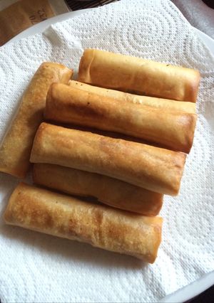 Foto resep Lumpia isi ayam, talas, dan teri medan