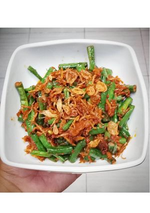 Foto resep Sambal kacang panjang teri medan
