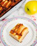 Tarta Fitness de manzana y canela