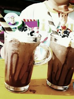 Foto resep chocolate cookies milkshakes