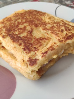 Una foto de Sándwich de tortilla