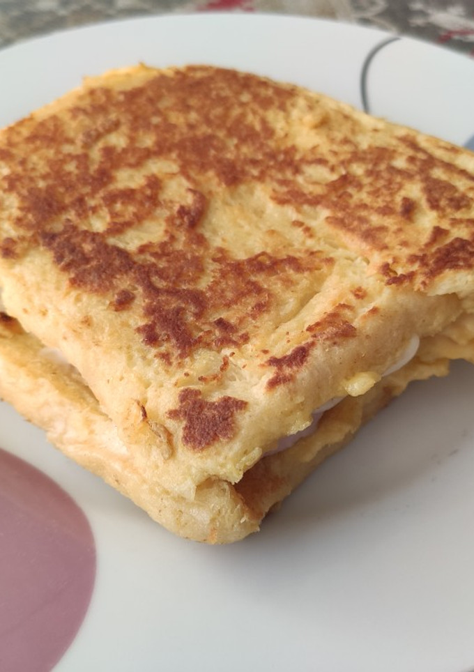 Una foto de Sándwich de tortilla