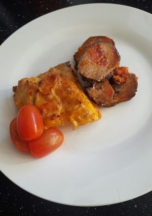 Rakott édesburgonya - dauphinoise recept fotója