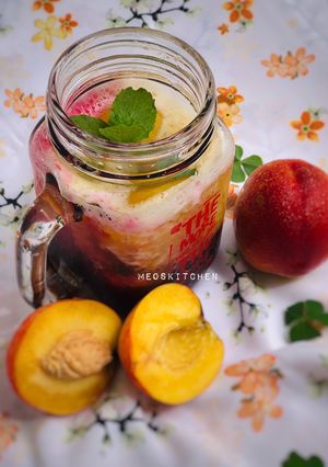 Hình của món Nước Ép Củ Dền & Đào 🍑.