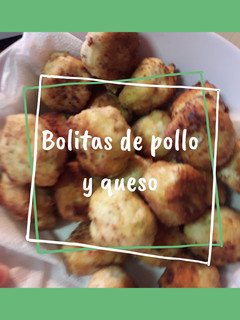 Una foto de Bolitas de pollo y queso