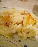Pasta al forno cotto e funghi
