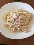 Pappardelle con salmone fresco e panna 👋