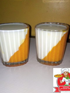 Mango Panna cotta ainihin hoton girkin