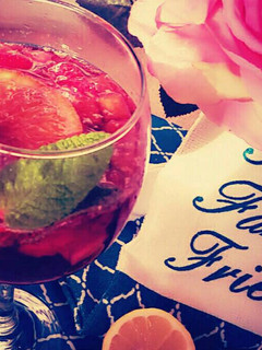 Una foto de "Bebida Clericot" a mí estilo Dedicado a mi amiga Bernice Jasso♡