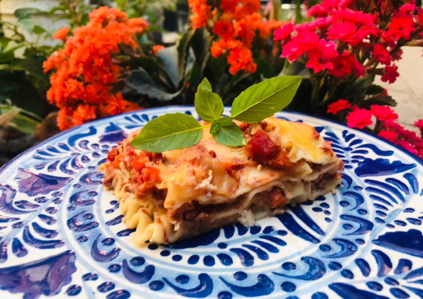 Lasagne al forno (Lasaña al horno)