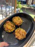 Zapallitos Rellenos Vegetarianos en Air Fryer