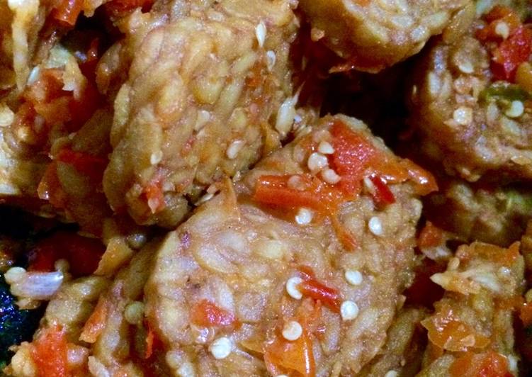 Resep Tempe penyet pedas simpelll enakkk yang mudah