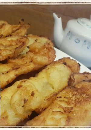 A picture of Honey Fried Bananas.