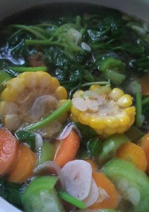 Foto resep Sayur bayam jagung