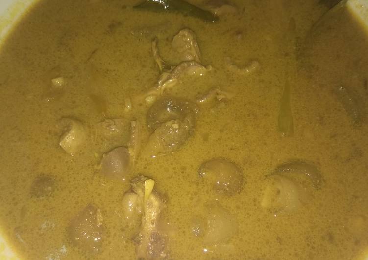 Resep Gulai kikil, hati ampela bumbu instan Anti Gagal