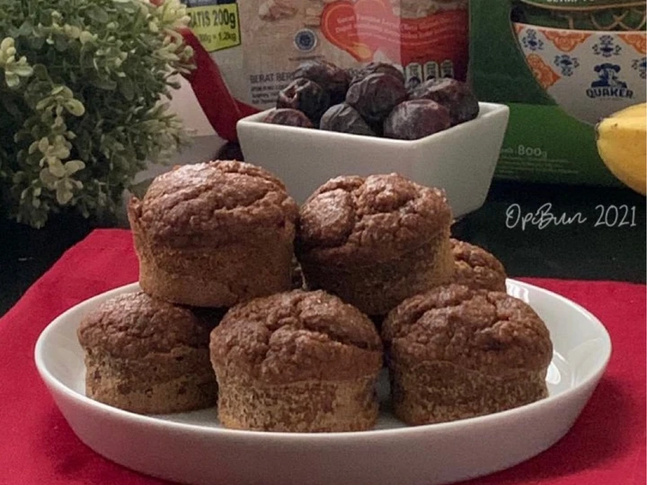 Langkah Gampang Membikin Resep Muffin Oatmeal Pisang Kurma yang Lezat Sekali Anti Ribet, Bisa Manjain Lidah