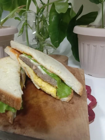 Cara Gampang Membikin Resep Korean mayo sandwich 🥪 yang Uenak Anti Ribet, Uenak Banget