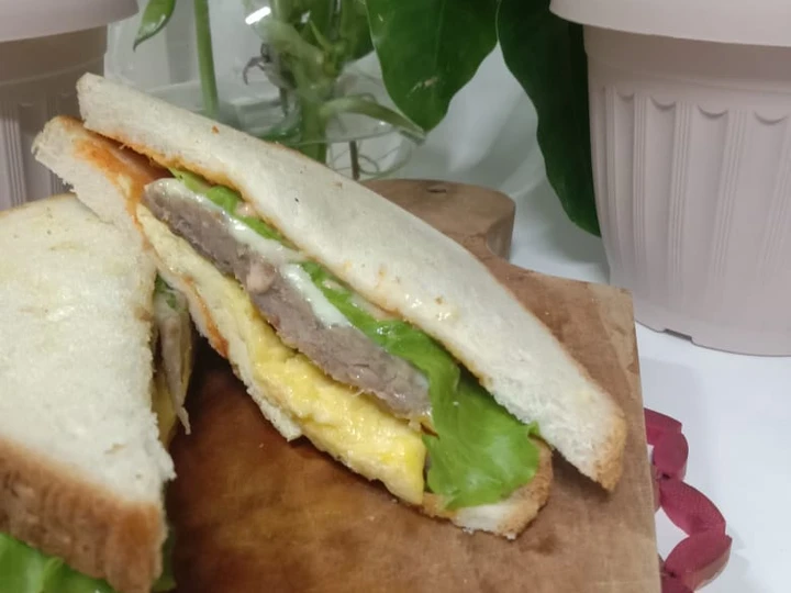 Cara Gampang Membikin Resep Korean mayo sandwich 🥪 yang Uenak Anti Ribet, Uenak Banget