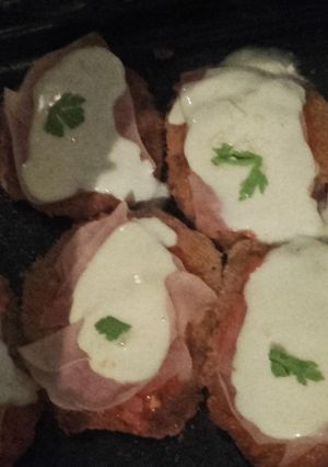 Una foto de Milanesas Napolitas de pezeto