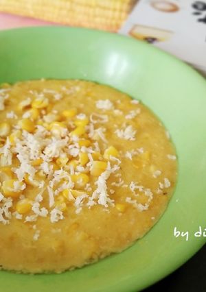 Foto resep Bubur Jagung Keju