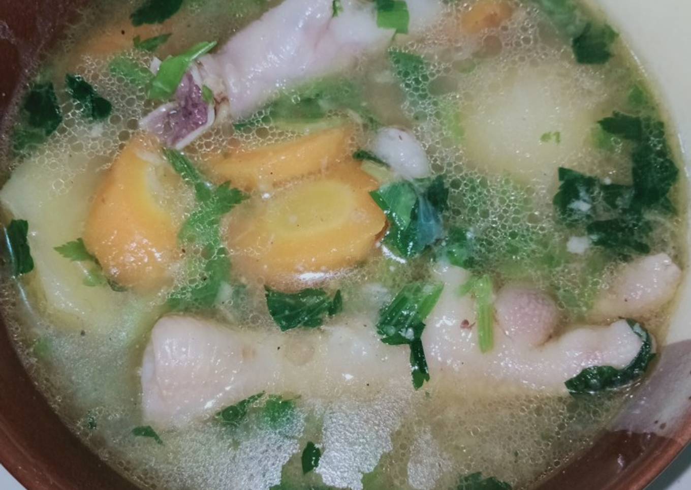 SOP ceker ayam bumbu padang