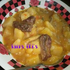 A picture of Yam porridge.