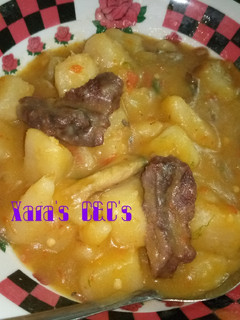 A picture of Yam porridge.