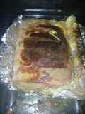 Rollo de carne de res relleno de varios ingrediente a la Mario, s