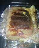 Rollo de carne de res relleno de varios ingrediente a la Mario, s