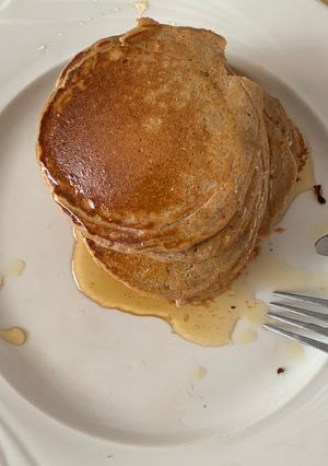 Una foto de Pancakes de avena
