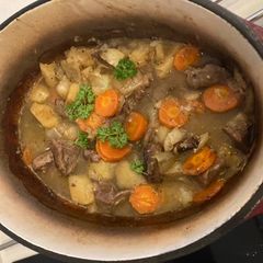 A picture of Beef in beer casserole.