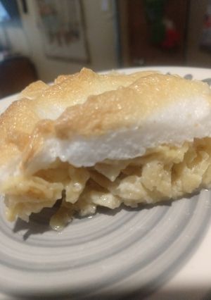 Una foto de Postre simple de manzana